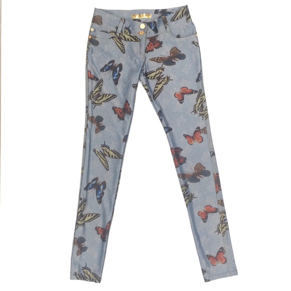 Dolce & Gabbana Denim - Dolce & Gabbana Butterfly Skinny Jeans